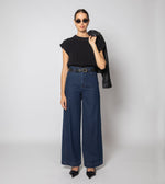 Brien Wide Leg | Dark Denim Bottoms Cleobella 