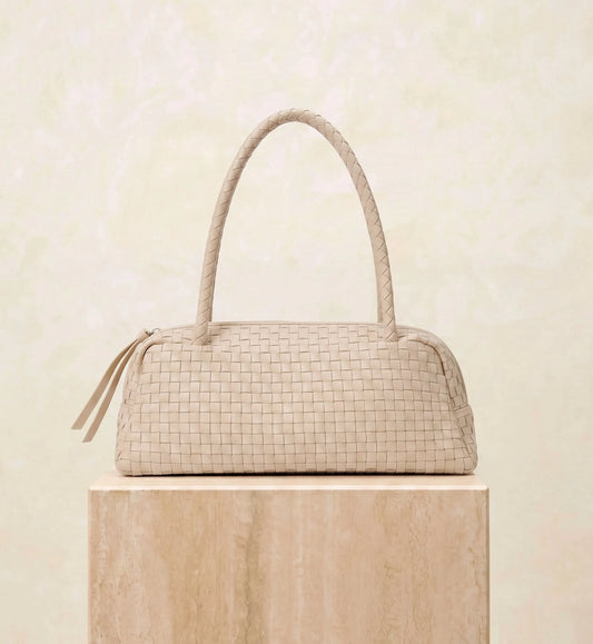 Calais Baguette Bag | Ivory Cleobella 
