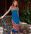 Carrie Midi Dress | Watercolor Stripe Dresses Cleobella 
