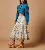 Chelsea Midi Skirt | Floral Polka Bottoms Cleobella 