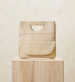Clarisse Woven Clutch | Ivory Weekenders Cleobella 