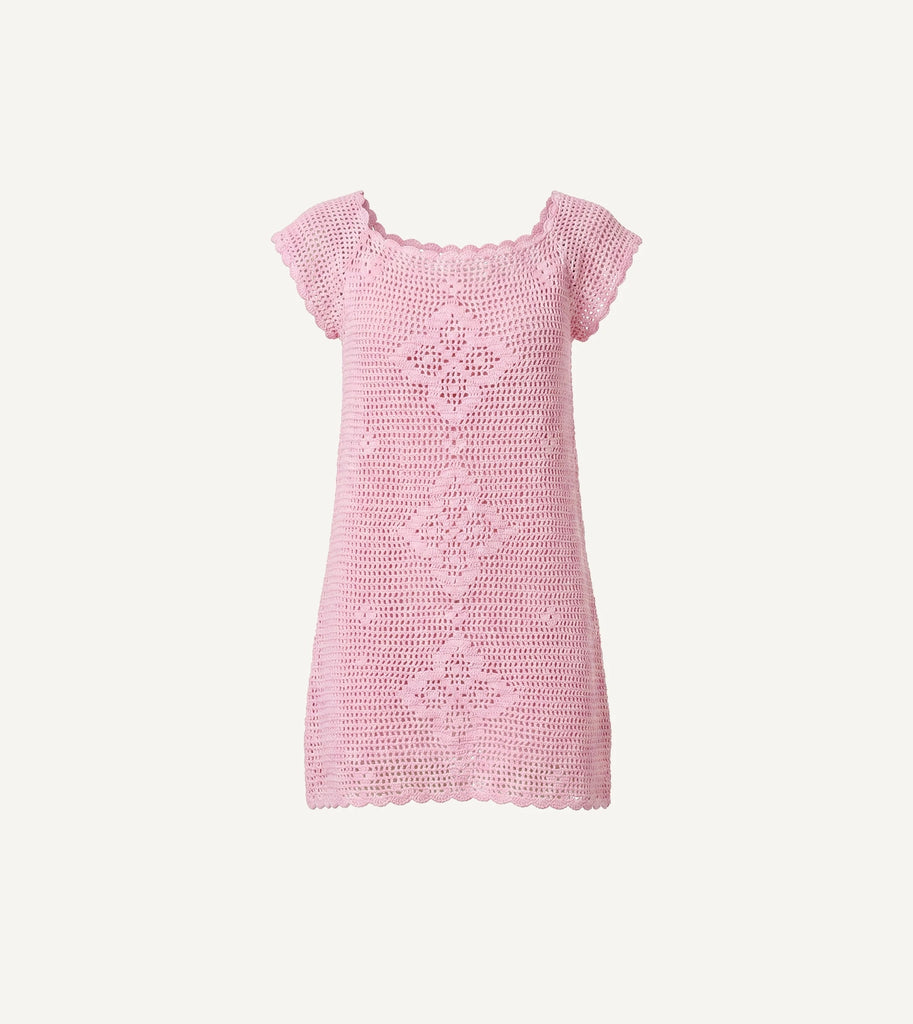 Clementina Mini Dress | Prism Pink Dresses Cleobella 