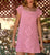 Clementina Mini Dress | Prism Pink Dresses Cleobella 