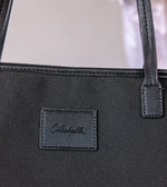 Cleobella Canvas Tote | Black Totes Cleobella 