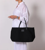 Cleobella Canvas Tote | Black Totes Cleobella 