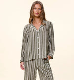 Cleobella x Hati Home Pajama Set | Vecchio Stripe Tops Cleobella 