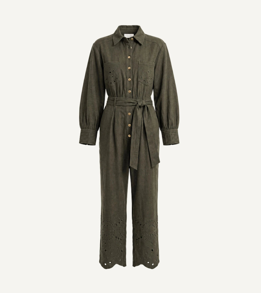 Desmond Jumpsuit | Winter Moss Bottoms Cleobella 