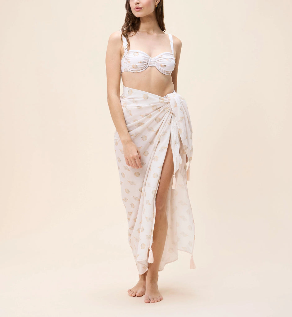 Destiny Sarong | Ditsy Shell Swim-Onepiece Cleobella 