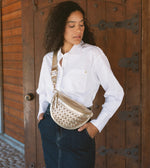 Doris Weave Crossbody | Gold Totes Cleobella 