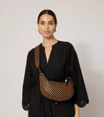 Dylan Woven Handbag | Brown Multi Totes Cleobella 