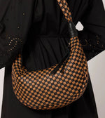 Dylan Woven Handbag | Brown Multi Totes Cleobella 