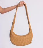 Dylan Woven Handbag | Dark Tan Totes Cleobella 