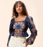 Elizabeth Top | Venezia Blue Tops Cleobella 