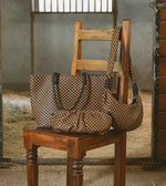 Eugenie Woven Tote Bag | Brown Multi Totes Cleobella 