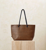 Link to Eugenie Woven Tote Bag | Black Multi