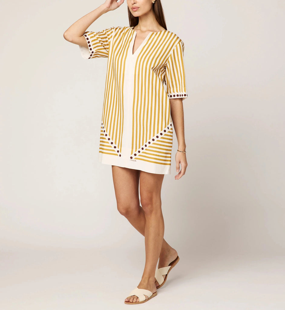 Fiona Mini Dress | Lusso Stripe Dresses Cleobella 