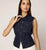 Franka Vest | Dark Denim Tops Cleobella 