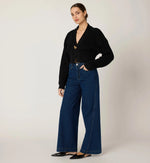 Heart Sweater Cardigan | Black Jackets Cleobella 