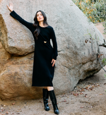 Hjarta Midi Dress | Black Dresses Cleobella 