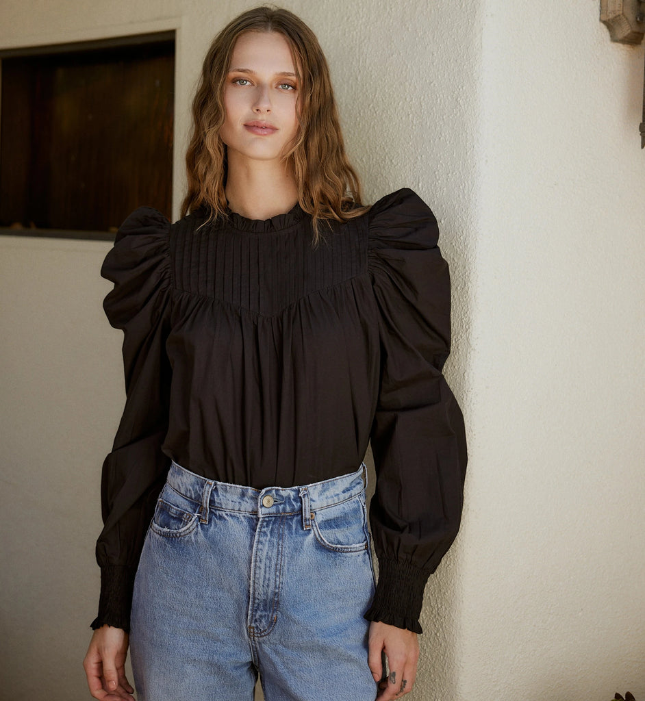 Irina Blouse | Black Tops Cleobella 