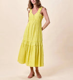 Ivette Midi Dress | Green Sheen Dresses Cleobella 