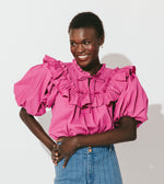 Janet Blouse | Bright Pink Tops Cleobella 