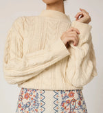 Janie Sweater | Ivory Tops Cleobella 