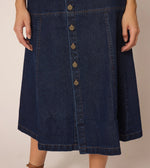 Josie Midi Skirt | Dark Denim Bottoms Cleobella 