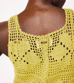 Joy Crochet Ankle Dress | Yellow Dresses Cleobella 