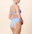 Kimber Bottom | Blue Bonnet Gingham Swim-Bottom Cleobella 