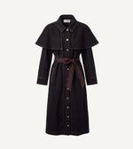Le Carre Trench Coat | Black Jackets Cleobella 
