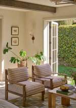 Leela Lounge Chair in Neutral Arches Lounge Hati Home 