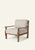 Leela Lounge Chair in Neutral Arches Lounge Hati Home 