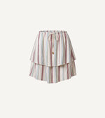 Lenore Mini Skirt | Ivory Multi Bottoms Cleobella 