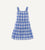 Littles Sunflower Dress | Blue Bonnet Gingham Cleobella 
