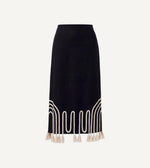Lola Midi Skirt | Black Ivory Bottoms Cleobella 