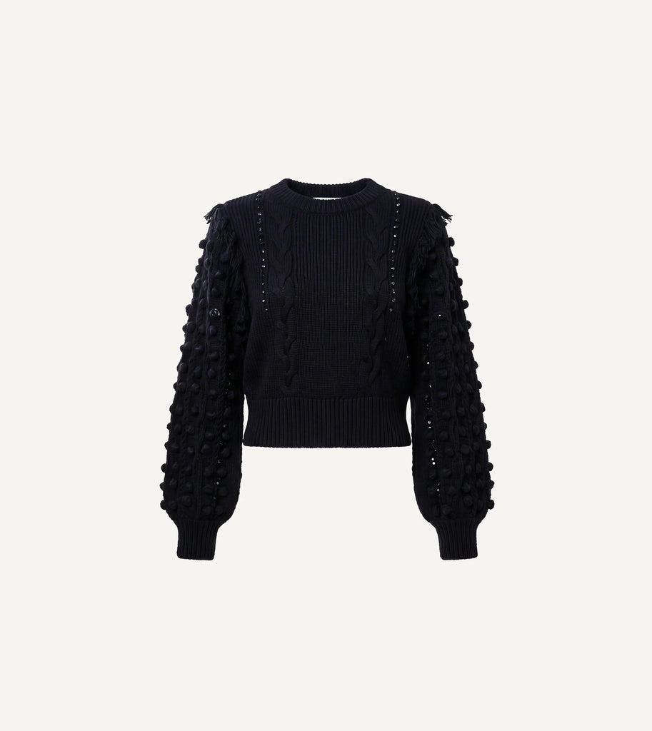 Loma Sweater | Black Tops Cleobella 