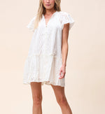 Lydia Mini Dress | Ivory Dresses Cleobella 