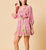 Magdalena Mini Dress | Wildflower Prism Pink Dresses Cleobella 