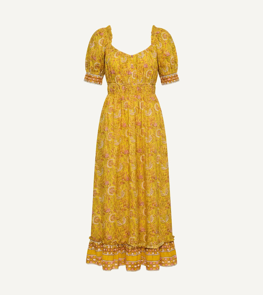 Marcella Ankle Dress | Wildflower Citrus Dresses Cleobella 