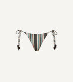 Marguerite Tie Side Bottom | Vecchio Stripe Swim-Bottom Cleobella 