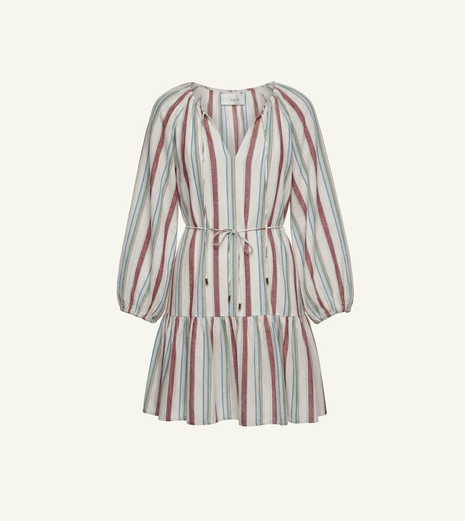 Mariah Mini Dress | Ivory Multi Dresses Cleobella 