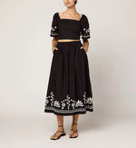 Minka Top | Black/Ivory Tops Cleobella 