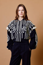 Mondrian Jacket | Black Ivory Jackets Cleobella 