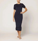 Morisette Midi Dress | Midnight Blue Dresses Cleobella 