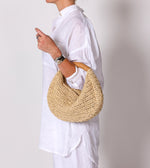 Nalini Raffia Hobo Bag | Natural Totes Cleobella 