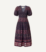 Nancy Midi Dress | Zocalo Rose Tan Dresses Cleobella 