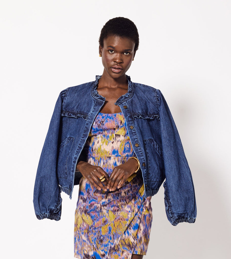 Paxton Jacket | Medium Denim Tops Cleobella 
