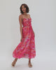 Monaco Midi Dress | Hibiscus Dresses Cleobella | Women's Sundress | Bright Summer Dresses | Summer Vacation Dresses |