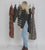 Brenda Crochet Cardigan | Black/White
